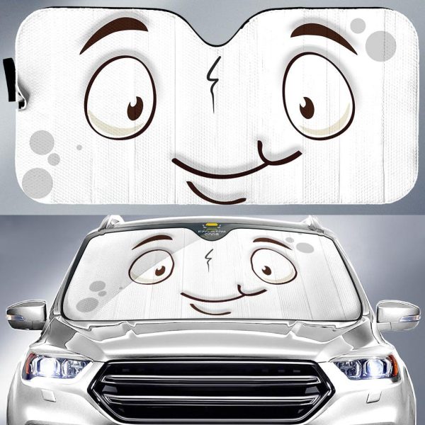 surprise cartoon eyes car sun shade custom car accessories cwv8u