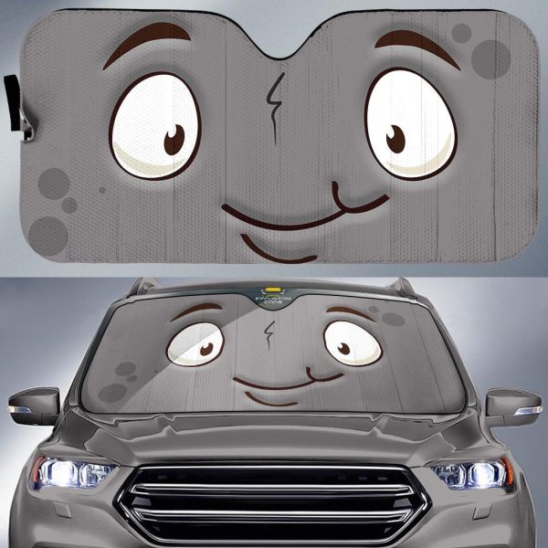 surprise cartoon eyes car sun shade custom car accessories pcgym