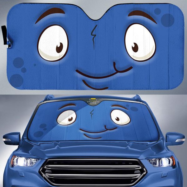 surprise cartoon eyes car sun shade custom car accessories zq2db