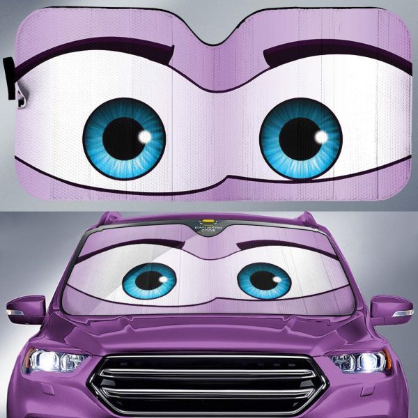 surprised cartoon eyes custom car windshield sunshades ilwat