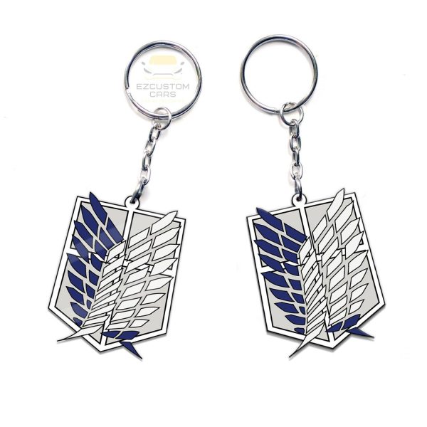 survey corps keychains attack on titan r9y9s