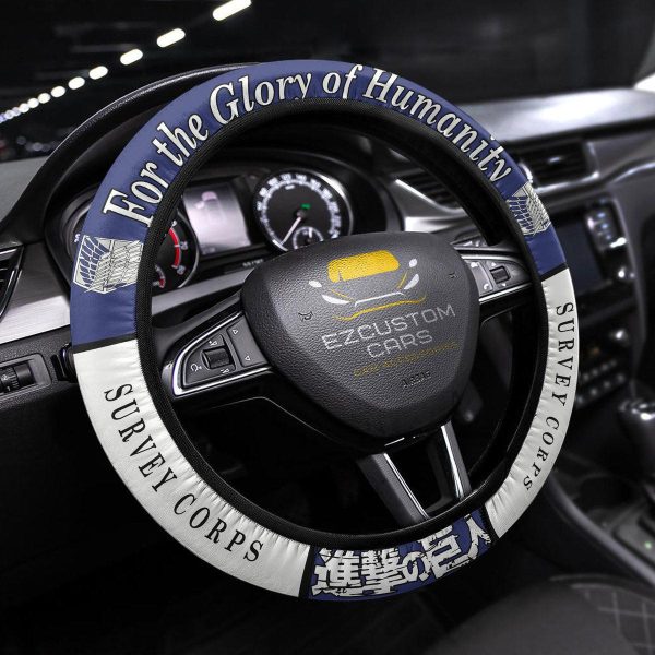 Survey Corp Attack On Titan Seat Belt Covers Custom Anime Car Accessories