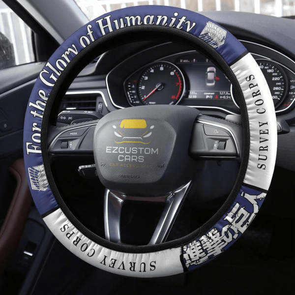 survey corps symbols anime steering wheel cover custom anime attack on titan car accessories y9ebb