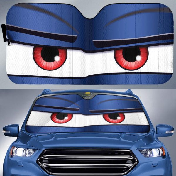 Suspicious Cartoon Eyes Custom Car Windshield Sunshades