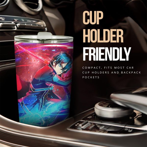 sword art online kirito car tumbler cup anime car accessories j3ozx