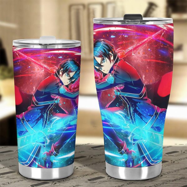 sword art online kirito car tumbler cup anime car accessories lnnkd
