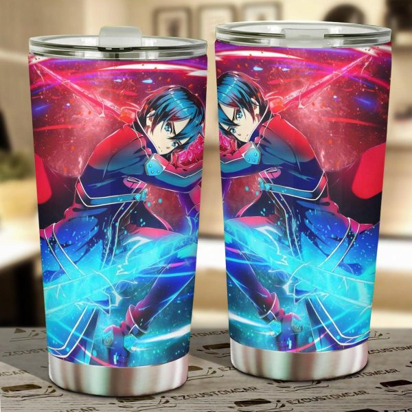 Sword Art Online Kirito x Asuna Car Tumbler Cup Anime Car Accessories