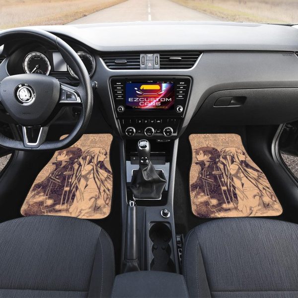 sword art online kirito x asuna car floor mats anime car accessories ufn8e