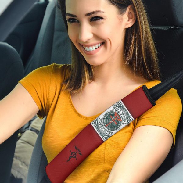 Symbol Fullmetal Alchemist Seat Belt Covers Custom Anime Fullmetal Alchemist Car Accessories