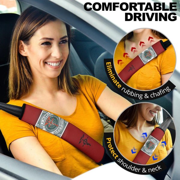 Symbol Fullmetal Alchemist Seat Belt Covers Custom Anime Fullmetal Alchemist Car Accessories
