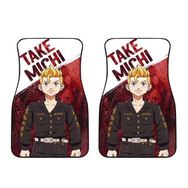 take michi car floor mats custom tokyo revengers anime car accessories ke7su