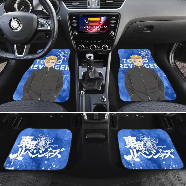 take michi car floor mats custom tokyo revengers anime car accessories pwcrm