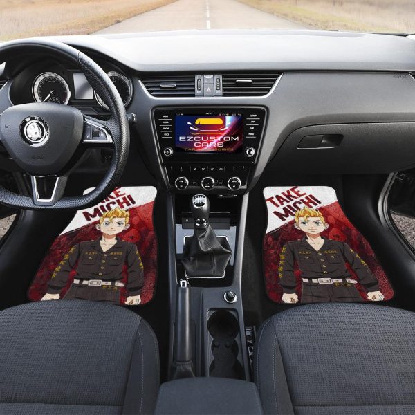 take michi car floor mats custom tokyo revengers anime car accessories ztpk9