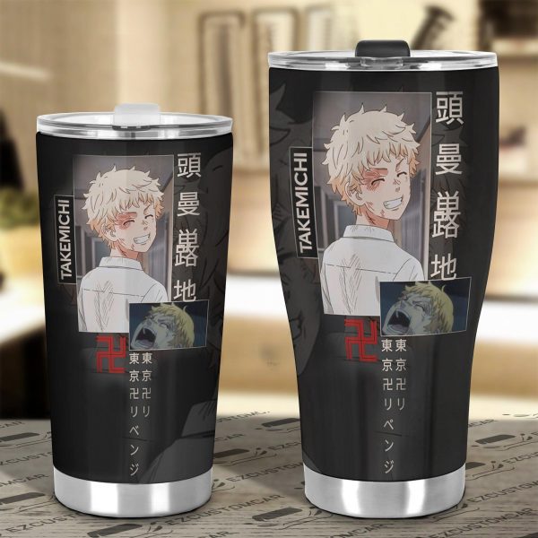 takemichi car accessories custom tokyo revenger anime car tumbler cup syug1