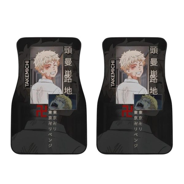 takemichi car accessories custom tokyo revengers anime car floor mats aj2kg