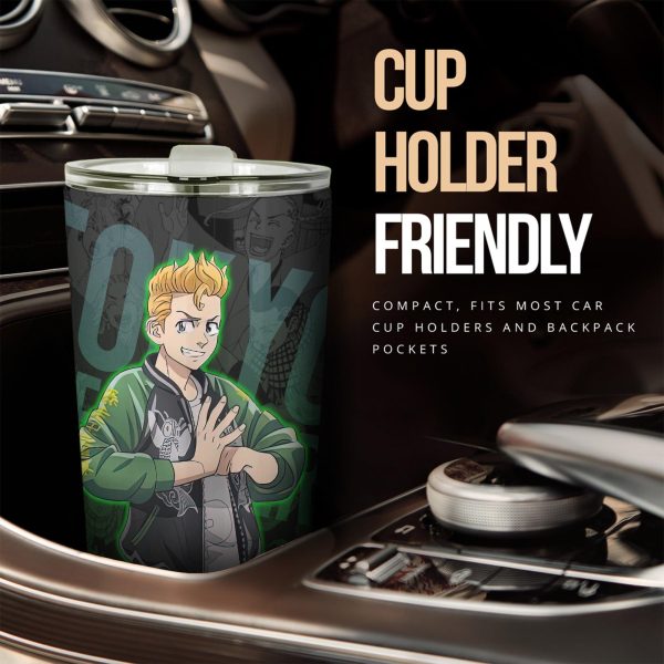 Takemichi Car Tumbler Cup Custom Anime Tokyo Revengers Car Accessories