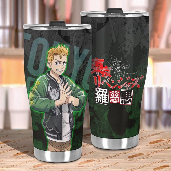 takemichi car tumbler cup custom anime tokyo revengers car accessories wa7of