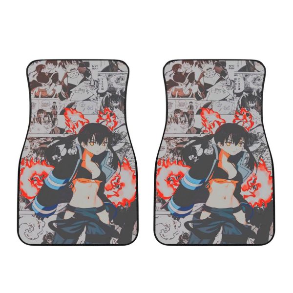 tamaki kotatsu car floor mats custom fire force anime car accessories nmdzs
