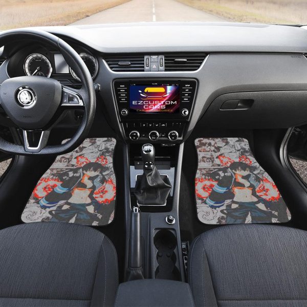tamaki kotatsu car floor mats custom fire force anime car accessories vewmk