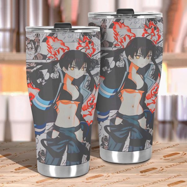 tamaki kotatsu car tumbler cup custom fire force 100 anime car accessories au7wr