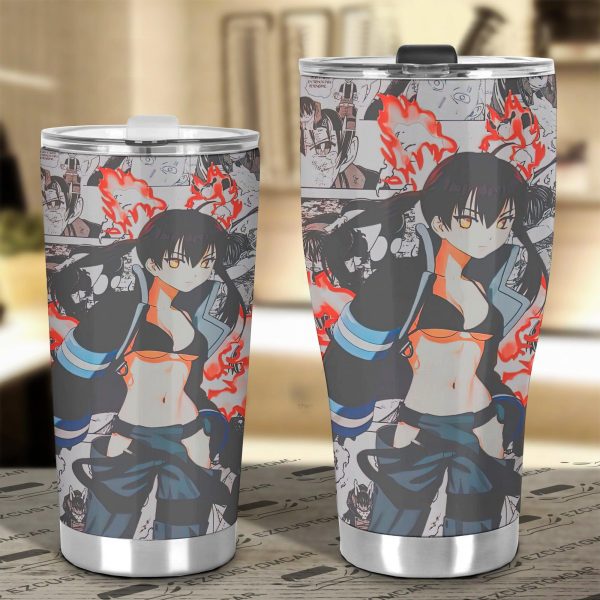 tamaki kotatsu car tumbler cup custom fire force 100 anime car accessories wvc8s