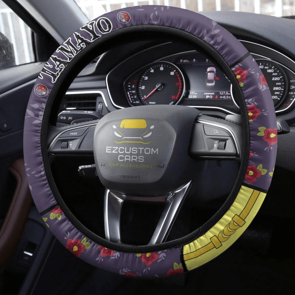 tamayo demon slayer anime steering wheel cover custom anime car accessories 9hmoi