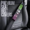 Tamayo & Yushiro Demon Slayer Seat Belt Covers Custom Anime Car Accessories