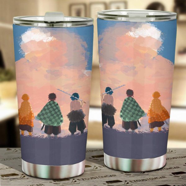 Tokito Kimetsu Car Tumbler Cup Demon Slayer Anime Car Accessories