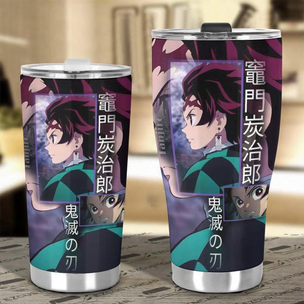 tanjiro custom demon slayers anime car tumbler cup car accessories tkgic