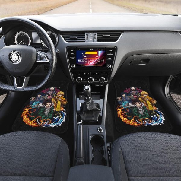 tanjiro demon slayer car floor mats gqvpd