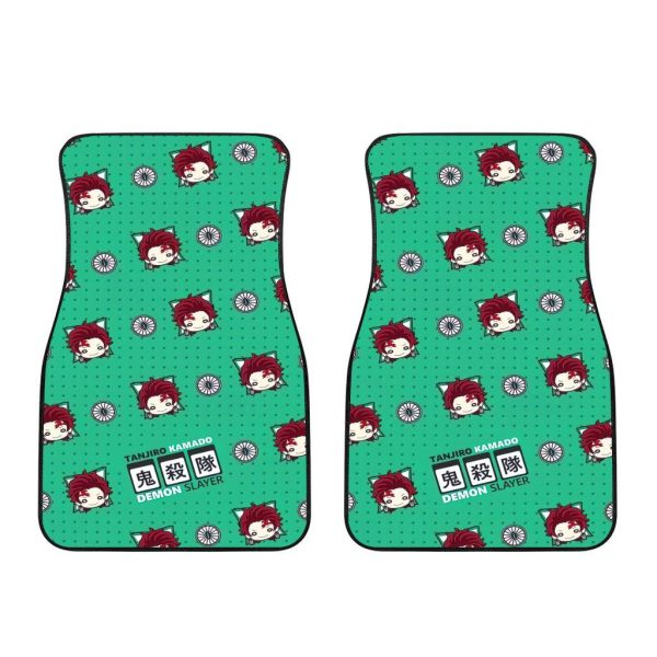 tanjiro demon slayer car floor mats h68y6