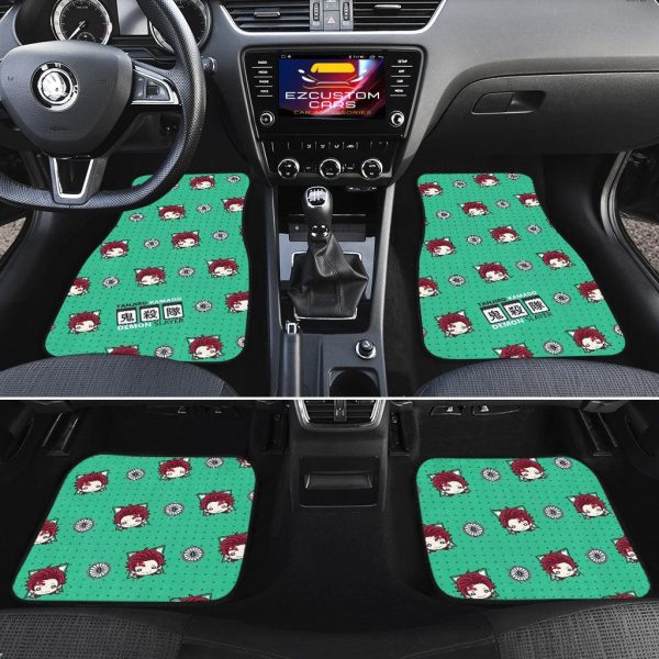 tanjiro demon slayer car floor mats mh8mx