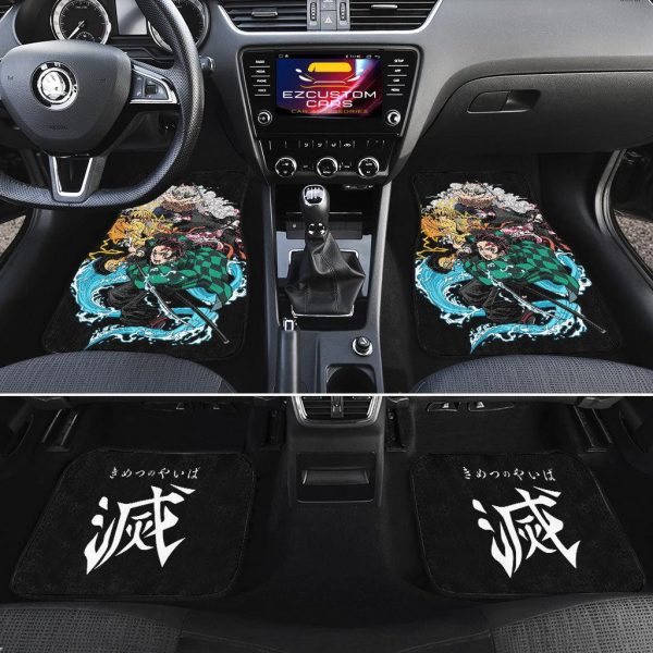 tanjiro demon slayer car floor mats nfsod