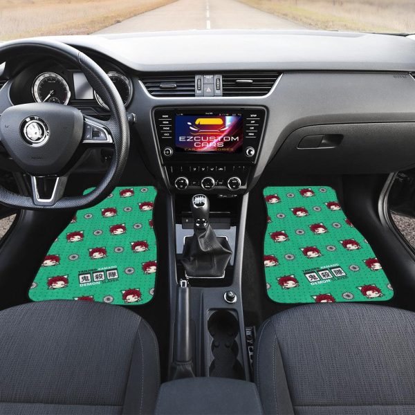 tanjiro demon slayer car floor mats xesav