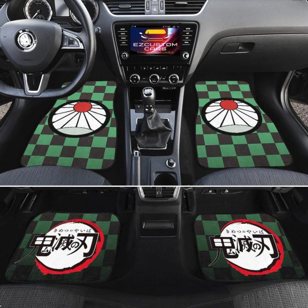 tanjiro demon slayers car mats 6u9ol