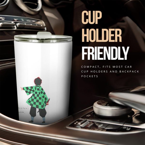 tanjiro kamado car tumbler cup custom demon slayer anime car accessories dzmwq