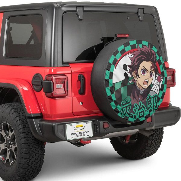 tanjiro kamado spare tire cover custom demon slayer anime car accessories 61nr2