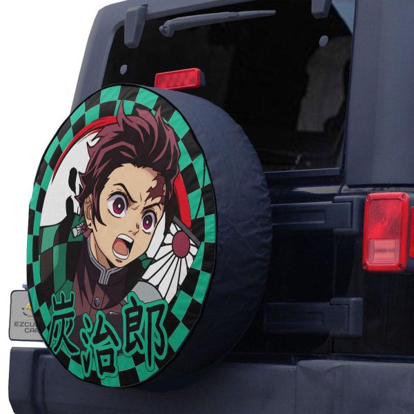 tanjiro kamado spare tire cover custom demon slayer anime car accessories p667y