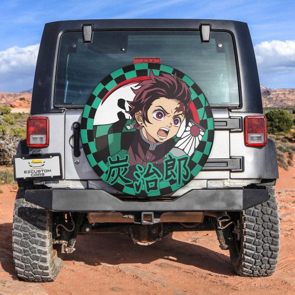 Sanemi Shinazugawa Spare Tire Cover Demon Slayer Anime Custom Car Accessories