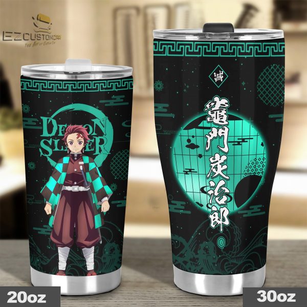 tanjiro kamado travel mug ideal tumbler for your demon slayer collections hoagt