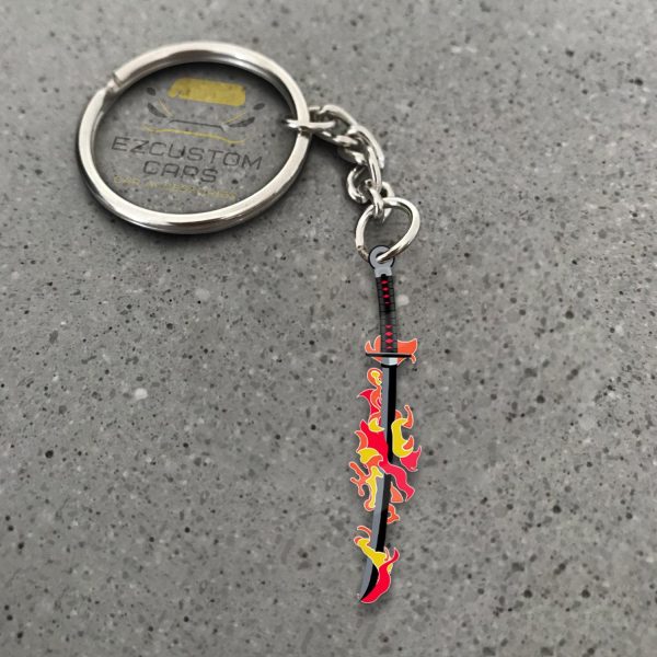Tanjiro Kamado Custom Keychains Demon Slayer Anime Car Accessories