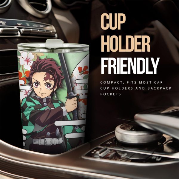 tanjiro tumbler cup custom demon slayers anime car accessories emncq