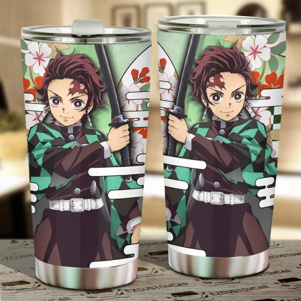 Tengen Uzui Tumbler Cups Custom Demon Slayers Anime Car Accessories