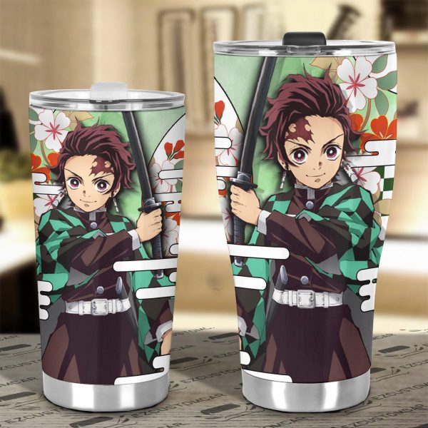 tanjiro tumbler cup custom demon slayers anime car accessories sdl3q