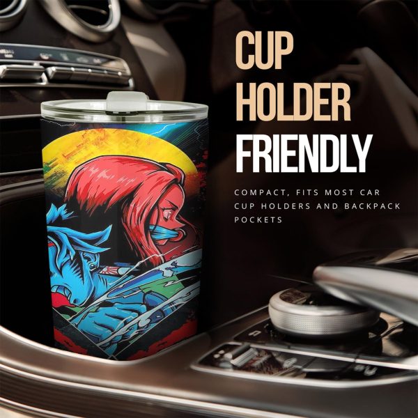 tanjiro x nezuko car tumbler cup custom demon slayer anime car accessories zxa9r