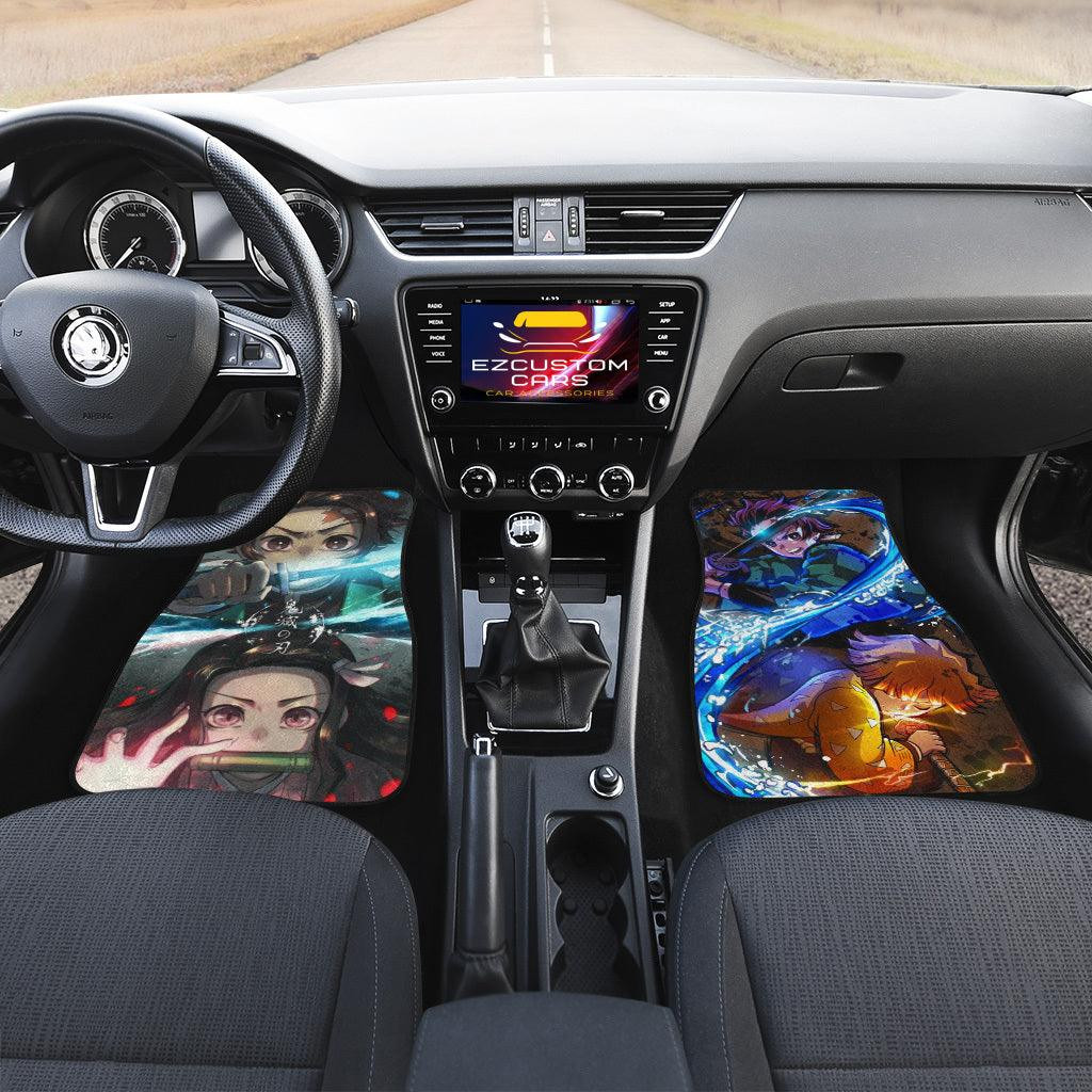 Tanjiro x Nezuko Demon Slayer Car Floor Mats Anime Car Floor Mats Tanjiro x Nezuko Demon Slayer Car Floor Mats Anime Car Floor Mats