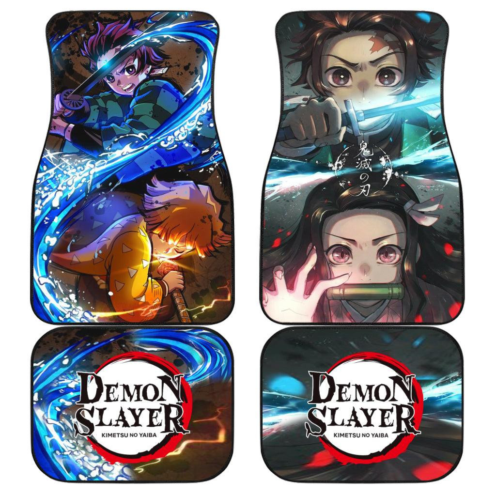 Tanjiro x Nezuko Demon Slayer Car Floor Mats Anime Car Floor Mats Tanjiro x Nezuko Demon Slayer Car Floor Mats Anime Car Floor Mats