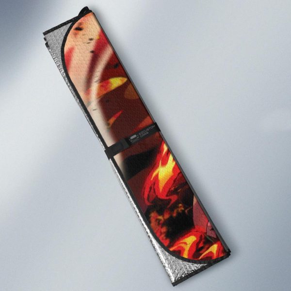 tanjiro x rengoku car sun shade custom demon slayer anime car accessories gtdfi