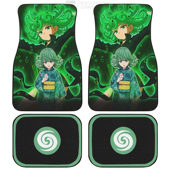 Tatsumaki Car Floor Mats Custom Anime One Punch Man Car Accessories