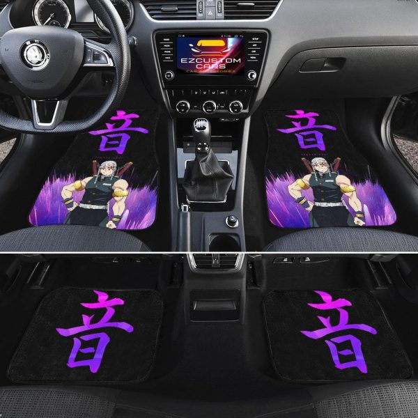 tengen uzui demon slayer anime car floor mats anime car accessories qfwv5